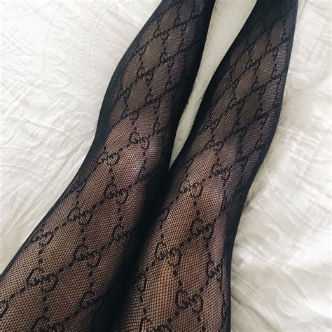 gucci fishnets tights|black sheer gucci tights.